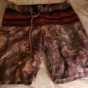 Metal mulisha board shorts,